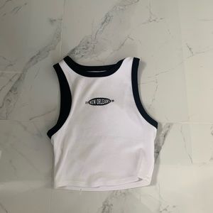 Cute never worn summer thick strap tank top